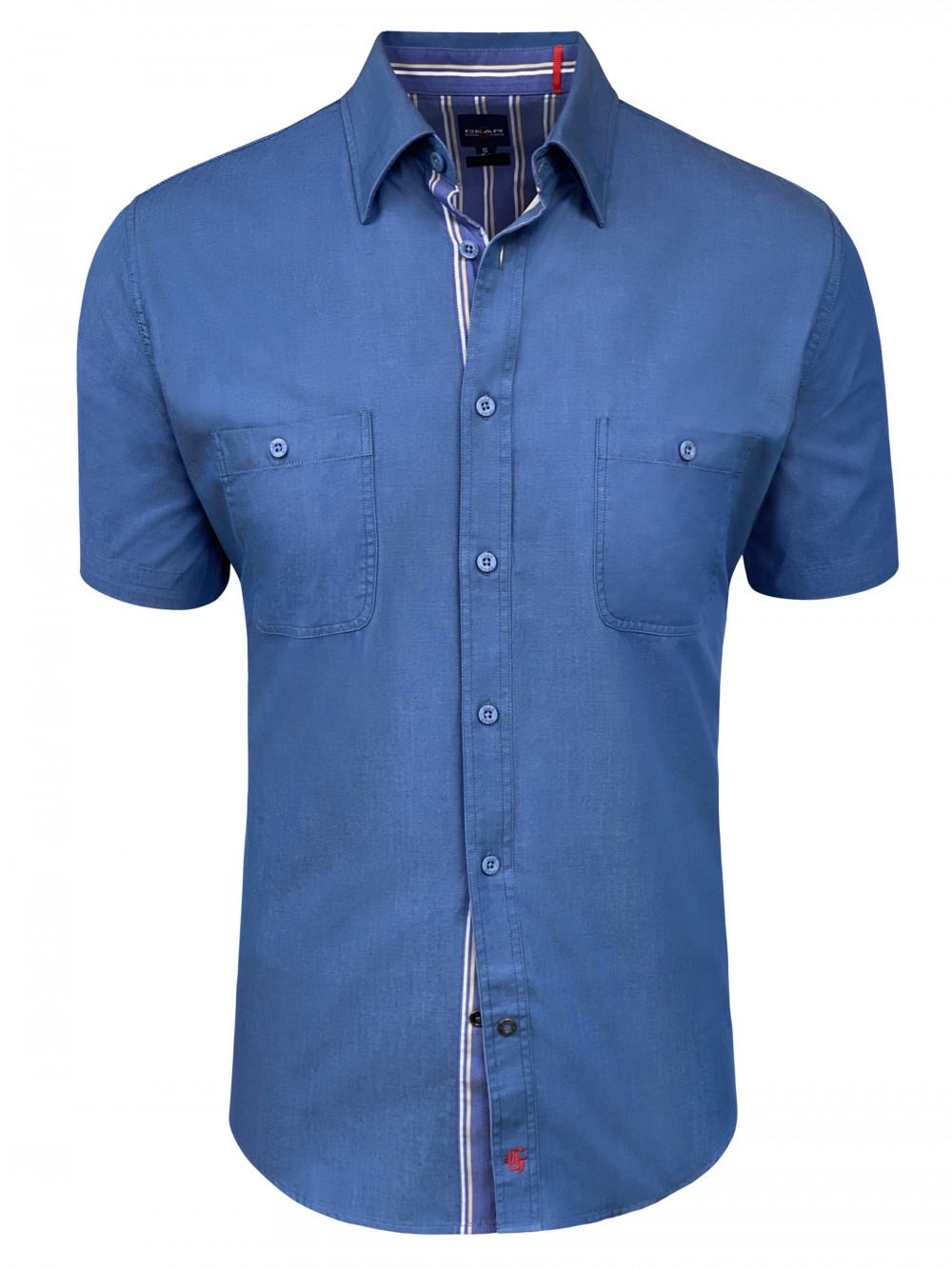 GIUSEPPE SHM1301Shirt Cotton Slim fit blue