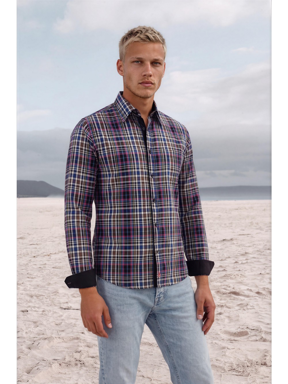 Pánská košile MUSEO slim fit multi | GEAR