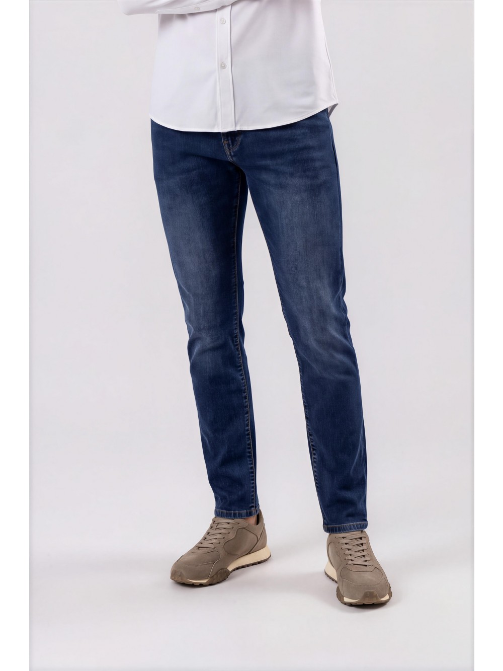 Pánské džíny JSM316 slim fit tmavě modré – strečový denim | GEAR
