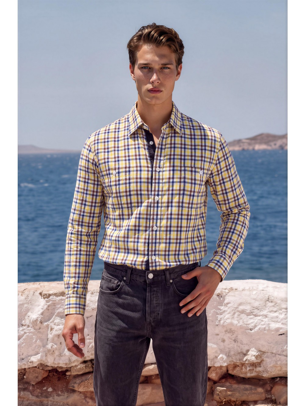 Mens shirt Izzy - White