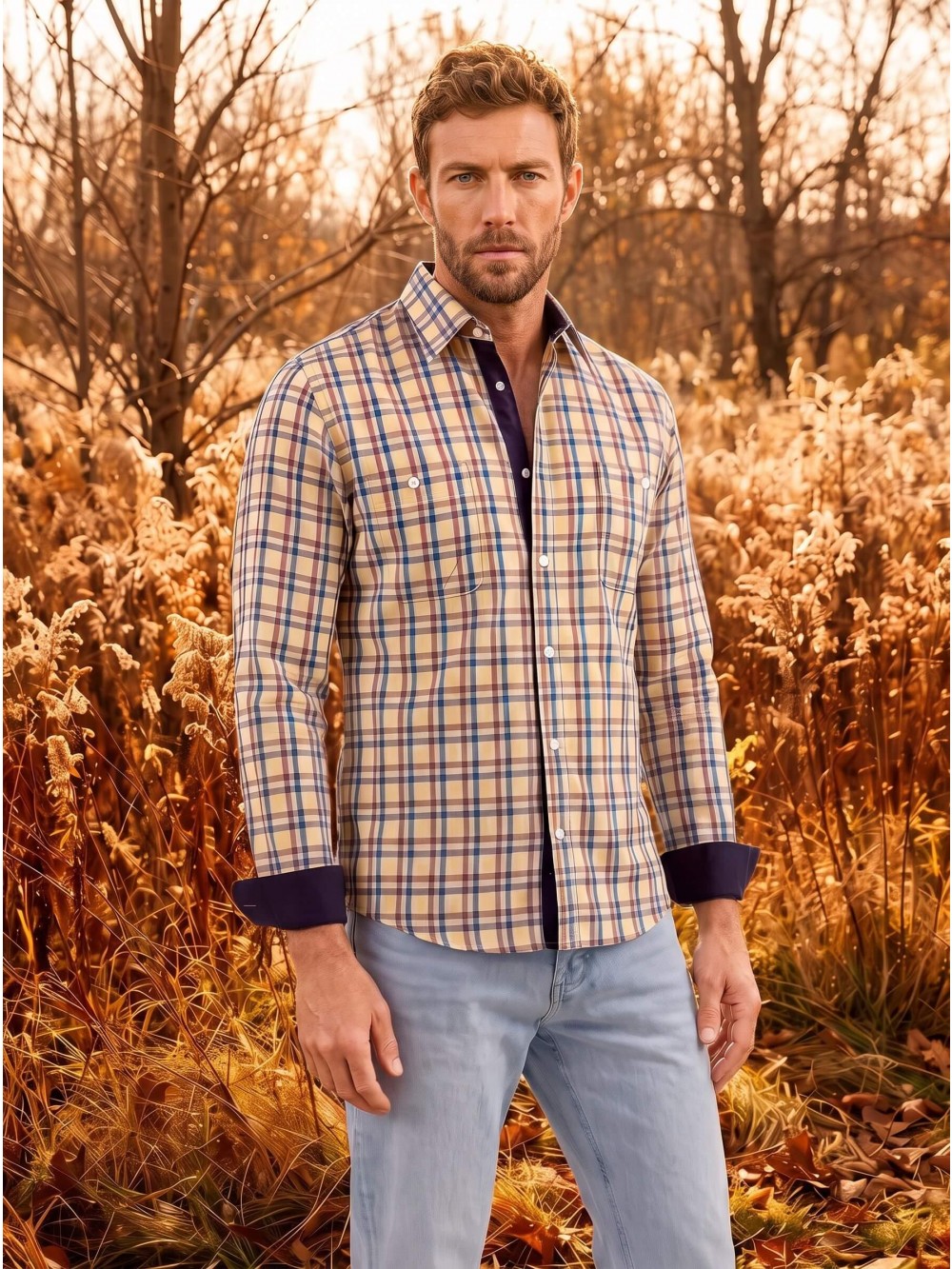 Mens shirt Izzy - White