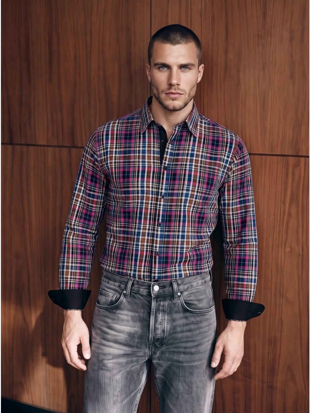 Pánská košile MUSEO slim fit multi | GEAR