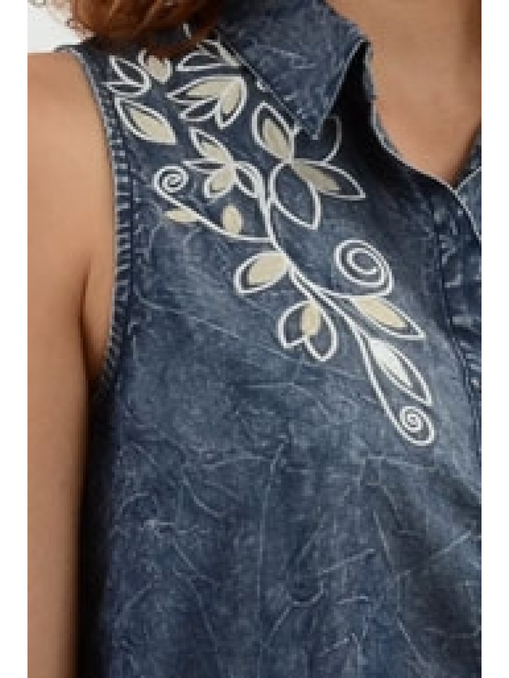 Dámská košile MELINA denim look  modrá  