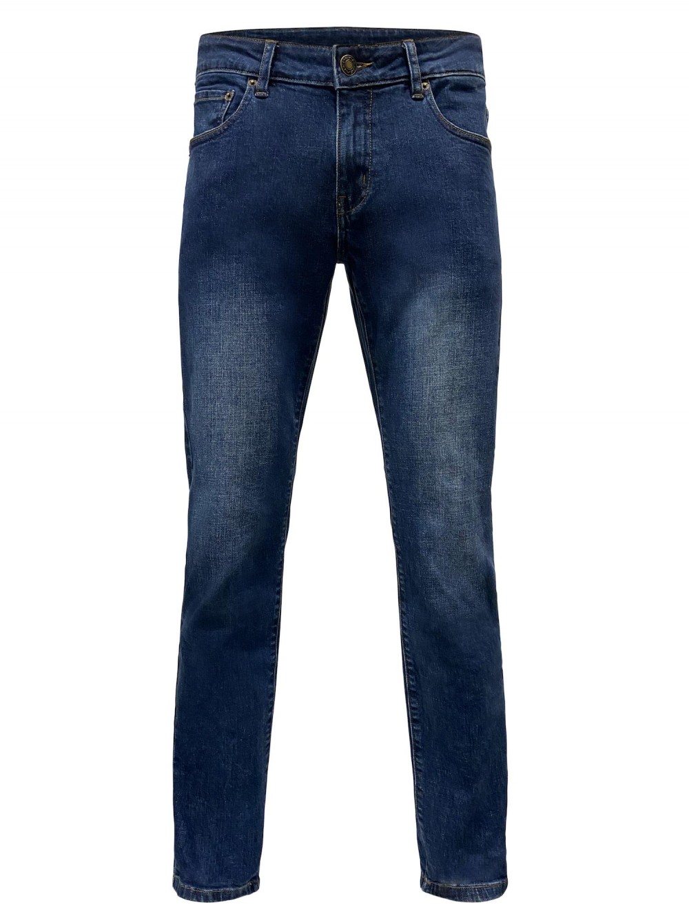 Pánské džíny JSM316 slim fit tmavě modré – strečový denim | GEAR