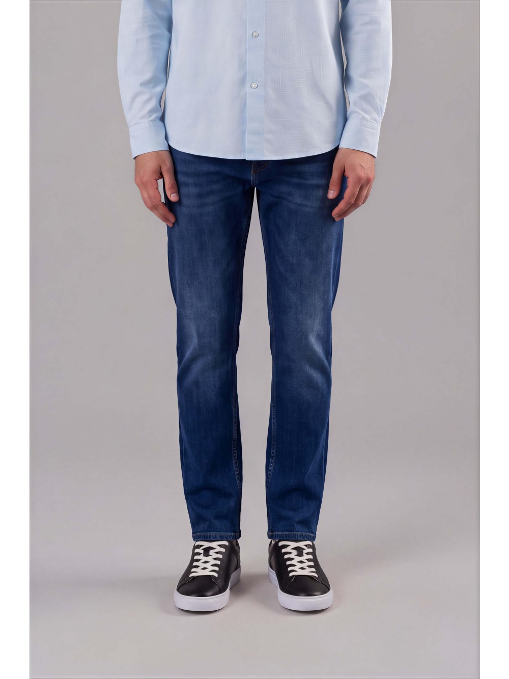 Pánské džíny JSM315 straight fit modré – strečový denim | GEAR